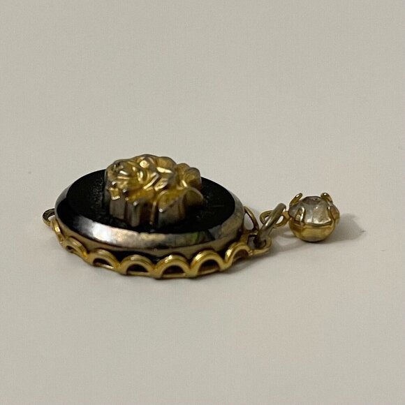 Vintage Floral Flower Dangle Pendant Charm No Loop - Picture 6 of 16